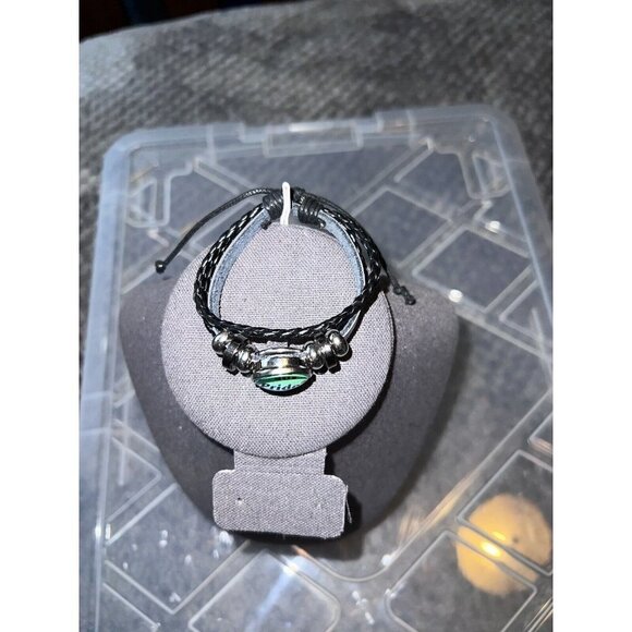 Rainbow Pride Necklace Got Pride Flat Round & Moon Pendant Necklace Bracelet Set - Picture 6 of 8